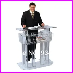 Прочный акриловый Настольный lectern/настольный pulpit/настольный Подиум plexiglass