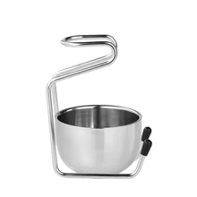 Мужской набор ручной бритвы из нержавеющей стали подставка держатель для влажного бритья щетка для бороды чаша из нержавеющей стали