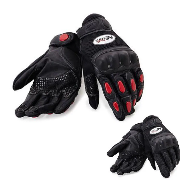

red black motorbike ATV Off-road for KTM pit bike gloves motocross scooter sheepskin leather motorcycle glove moto guantes luvas
