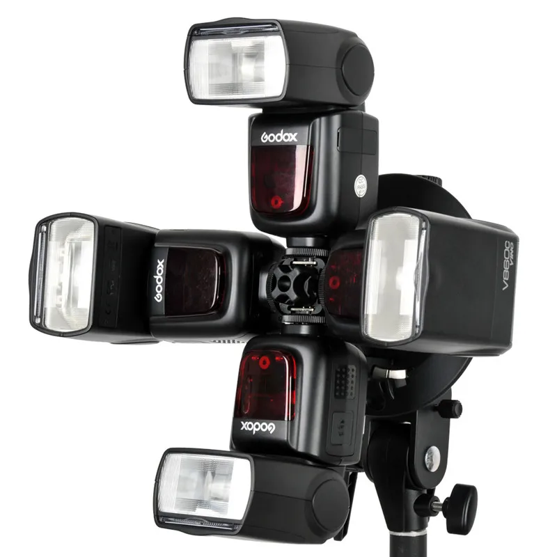 Кронштейн Godox S type Bowens + фотовспышка из алюминиевого сплава|hot shoe mount adapter|shoe adapterbowens