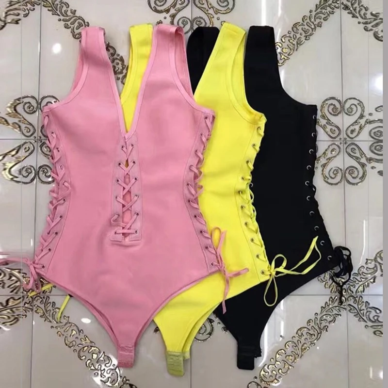 Qualidade-superior-Sexy-Preto-Amarelo-Rosa-Rayon-Grosso-Bodysuit-Bandagem-Partido-Bodycon-Bodysuit.jpg_640x640_
