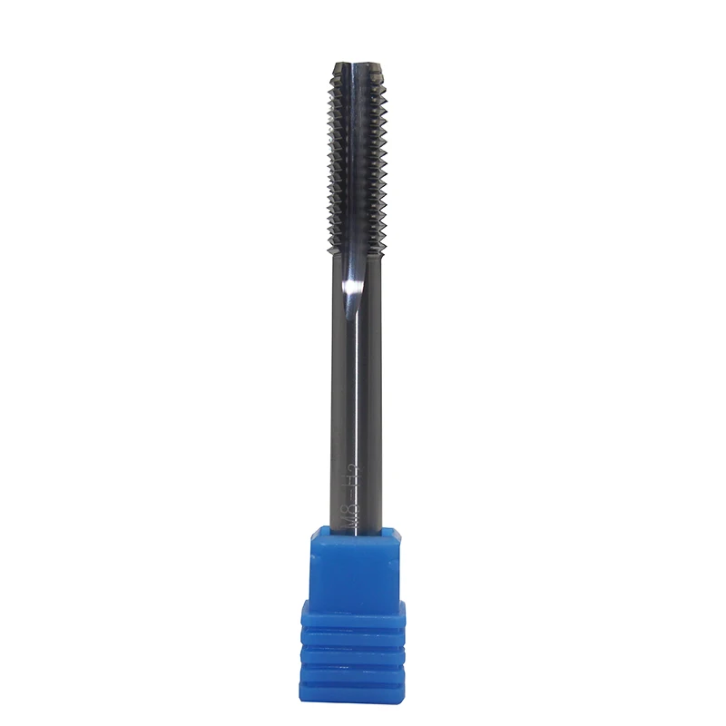 

M8 H2 1PC Solid carbide tap straight groove Straight Fluted Screw Thread Metric Plug Hand Tap Drill high quality turning tools