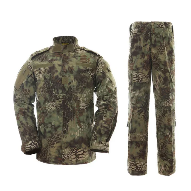 MULTICAM Uniform Serpentine Camouflage Tactics Suit Jungle Snake ...