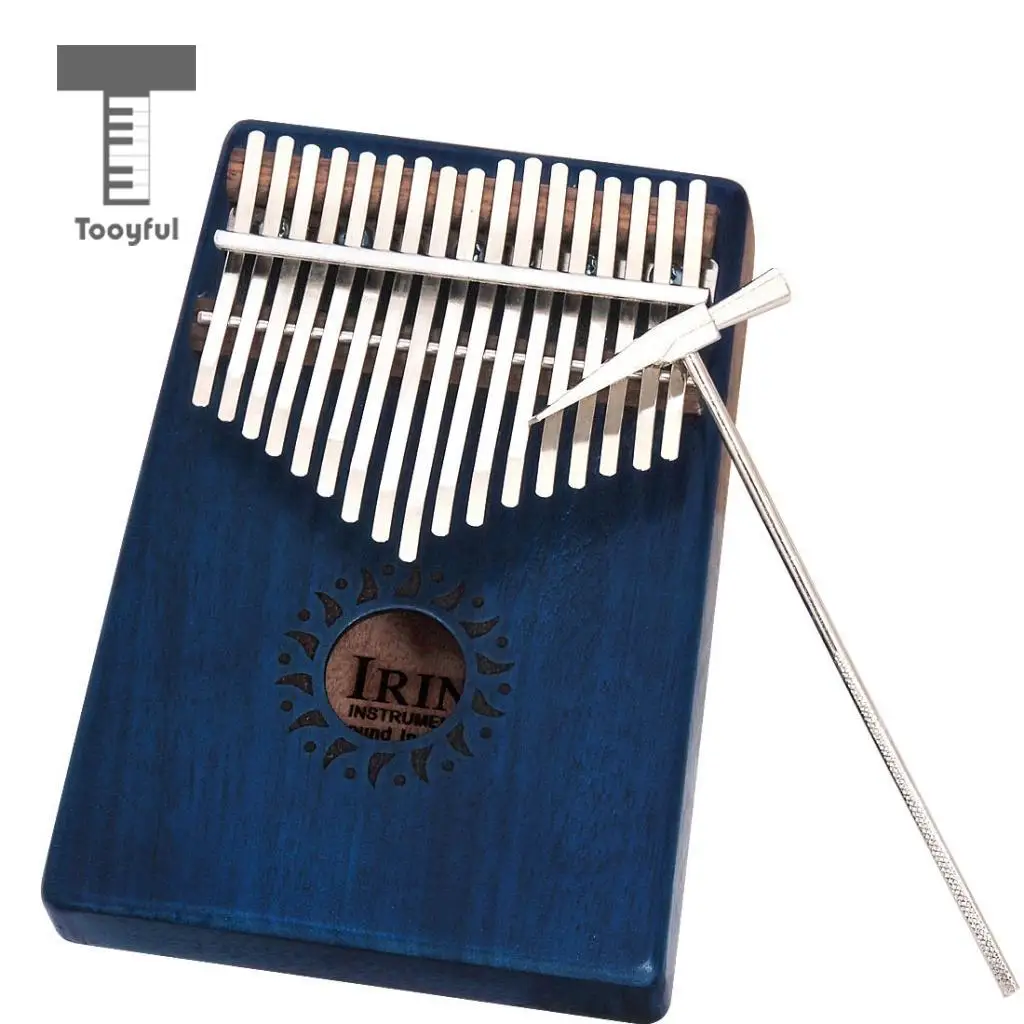 

MagiDeal Novelty 17 Key Kalimba Thumb Piano with Shakeproof Case Tuning Tool Idiophone Lamellaphone Instrument Blue