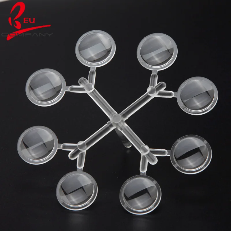 

Double convex lens diameter 10.0mm with focal length 12mm PMMA LED lens