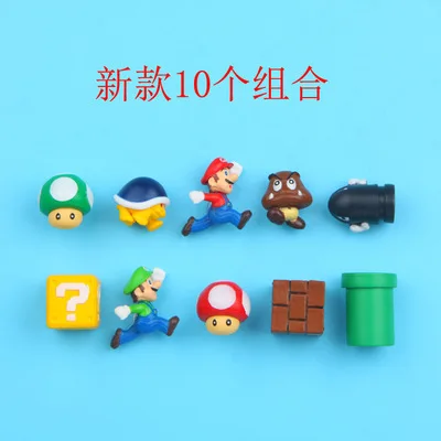 Fashion Super Mario Bros. Game DIY Fridge Magnets Refrigerator Message Sticker Girls Boys Kids Toys Birthday Decoration Gift - Цвет: LZ915