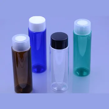 

Free funnel+ 10ps High Quality, Empty, Travel,120ml lotion refillable bottle with Double wall screw cap for shampo,body wash