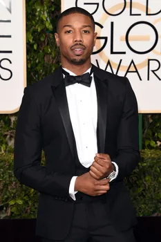 

2020 New Design Navy Blue Groom Tuxedos With Black Lapel Handsome Men's Wedding Suits Formal Prom Tuxedos (Jacket+Pants+Bow)