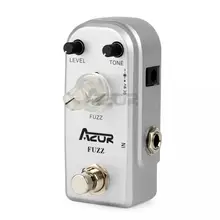 AZOR AP-303 Fuzz мини-гитарная педаль из алюминиевого сплава True Bypass Fuzz мини-педаль AZOR Fuzz гитарная педаль эффектов Гитарные аксессуары