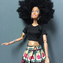 Детские куклы для девочек, детские подвижные шарниры, африканская кукла, игрушка, черная кукла, лучший подарок, Toy17Nov29