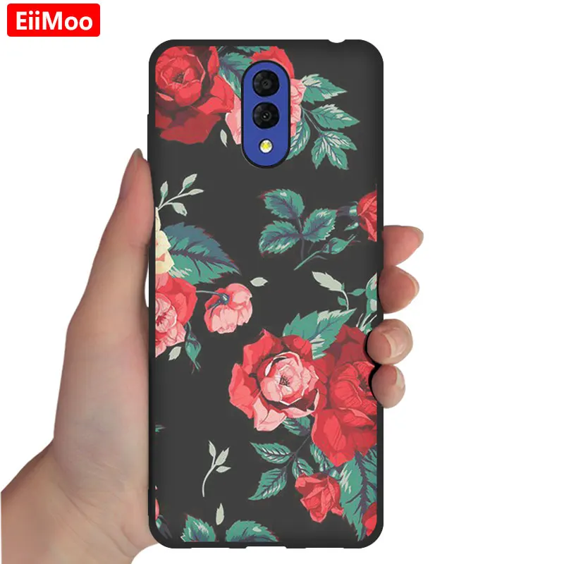 EiiMoo Soft TPU Silicone Case Cover For Alcatel 3L Case 5039 5039D Cute Cartoon Phone Back Coque For Alcatel 3L Case - Цвет: 24