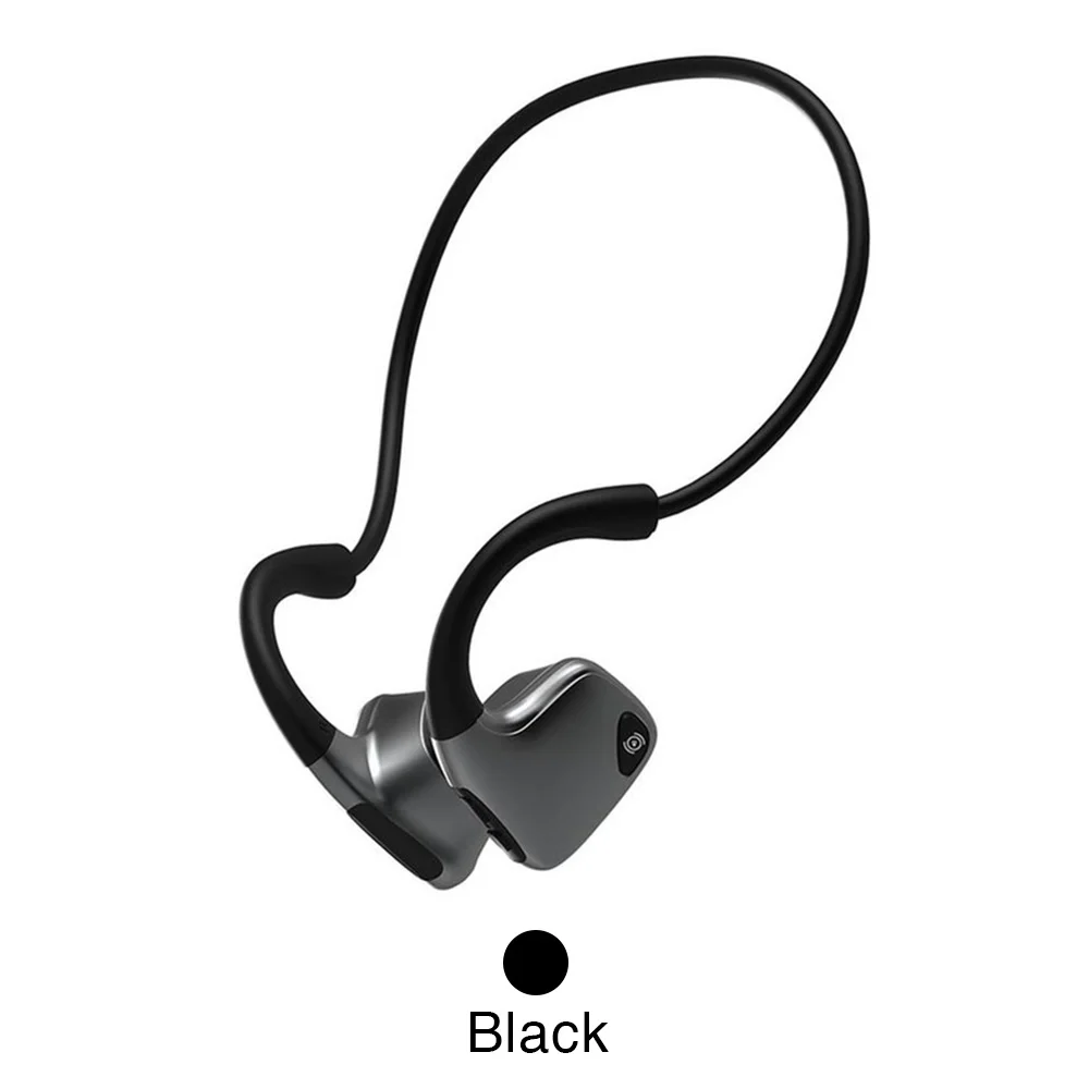 Оригинальные R9 беспроводные наушники Bluetooth 5,0, наушники с костной проводимостью, водонепроницаемые спортивные наушники, наушники с громкой связью - Цвет: Black