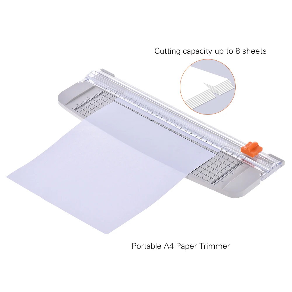 Портативные бумажные машинки для стрижки А4 гильотина для бумажных документов, файл для документов, этикетки для записей, триммер для фото, бумага s