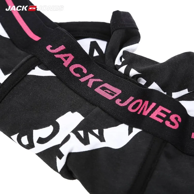 JackJones мужские эластичные хлопковые с буквенным принтом контрастные сращивания шорты Боксеры | 218392536