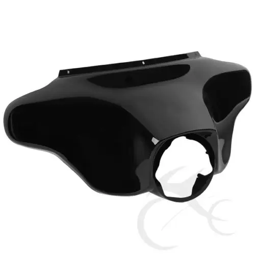 Vivid Black Front Batwing Upper Outer Fairing For Harley Touring Models FLHR FLHT FLHX Road King Electra Street Glide 96-13 Vivid Black Front Batwing Upper Outer Fairing For Harley Touring Models FLHR FLHT FLHX Road King Electra Street Glide 96-13