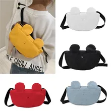 MUQGEW детские сумки-мессенджеры холщовые милые сумки на плечо Маленькая квадратная однотонная сумка через плечо Да Донна Tassen