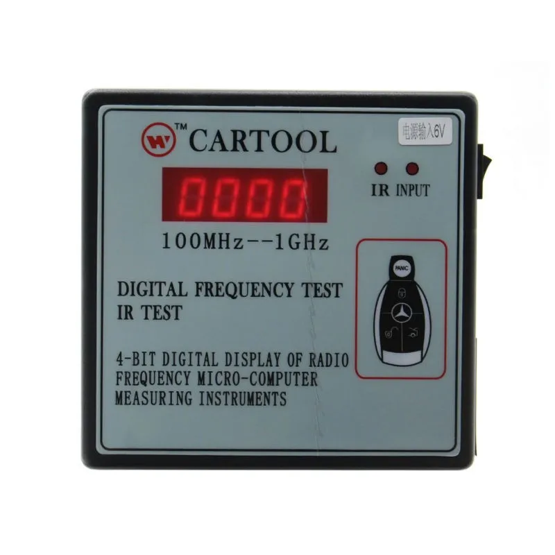 

Car IR Infrared Remote Key Frequency Tester Remote Control Digital Frequency Test (Frequency Range 100-1000MHZ) Free Shipping