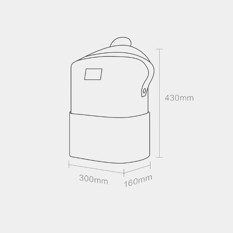 3 цвета, Xiaomi Mijai, повседневная сумка на плечо, большой дизайн, водонепроницаемый светильник, мужская сумка на плечо, Большая вместительная сумка