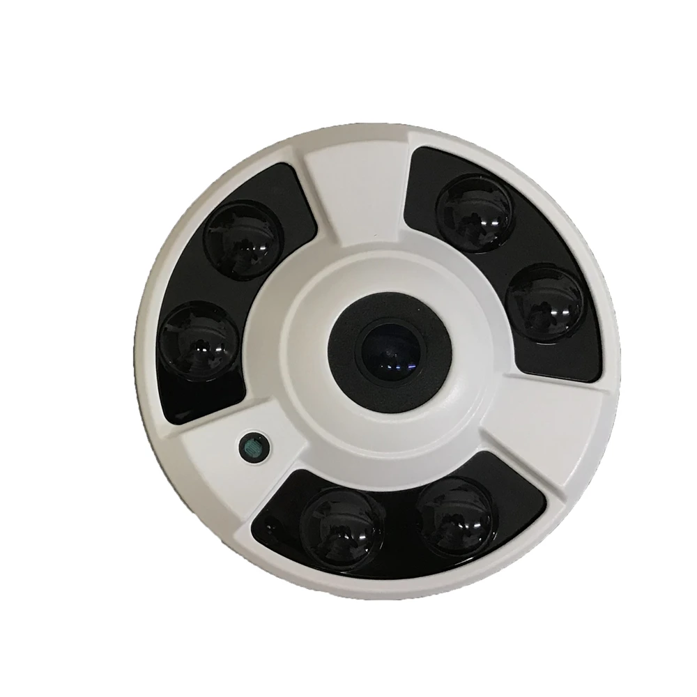 SUCAM 6 Массив ИК светодиодов Металл 360 градусов IP рыбий глаз камера Крытый 2MP 4MP