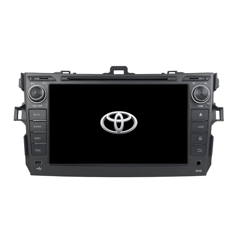 Top Android8.0 8 cores 4gb RAM car dvd player multimedia for TOYOTA COROLLA 2006-2011 ips touch screen headunits tape recorder radio 1