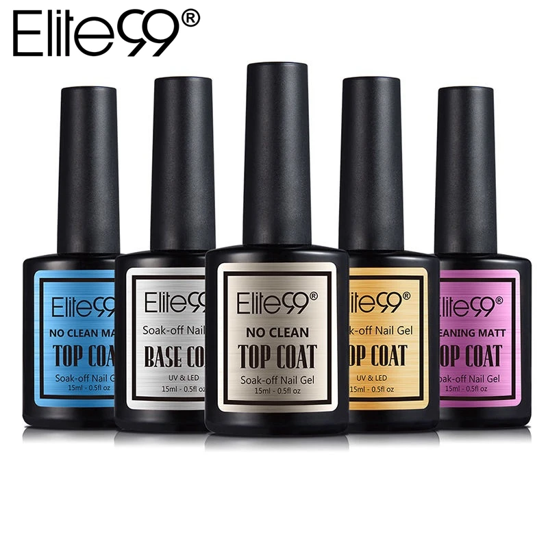 Buy Elite99 15ml Large Volume Top Base Coat Matte