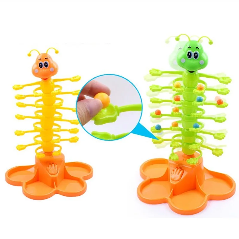 Веселая воблер гусеница смешная твист электрическая игра развивающие игрушки семейные вечерние игры для возраста 3 и выше