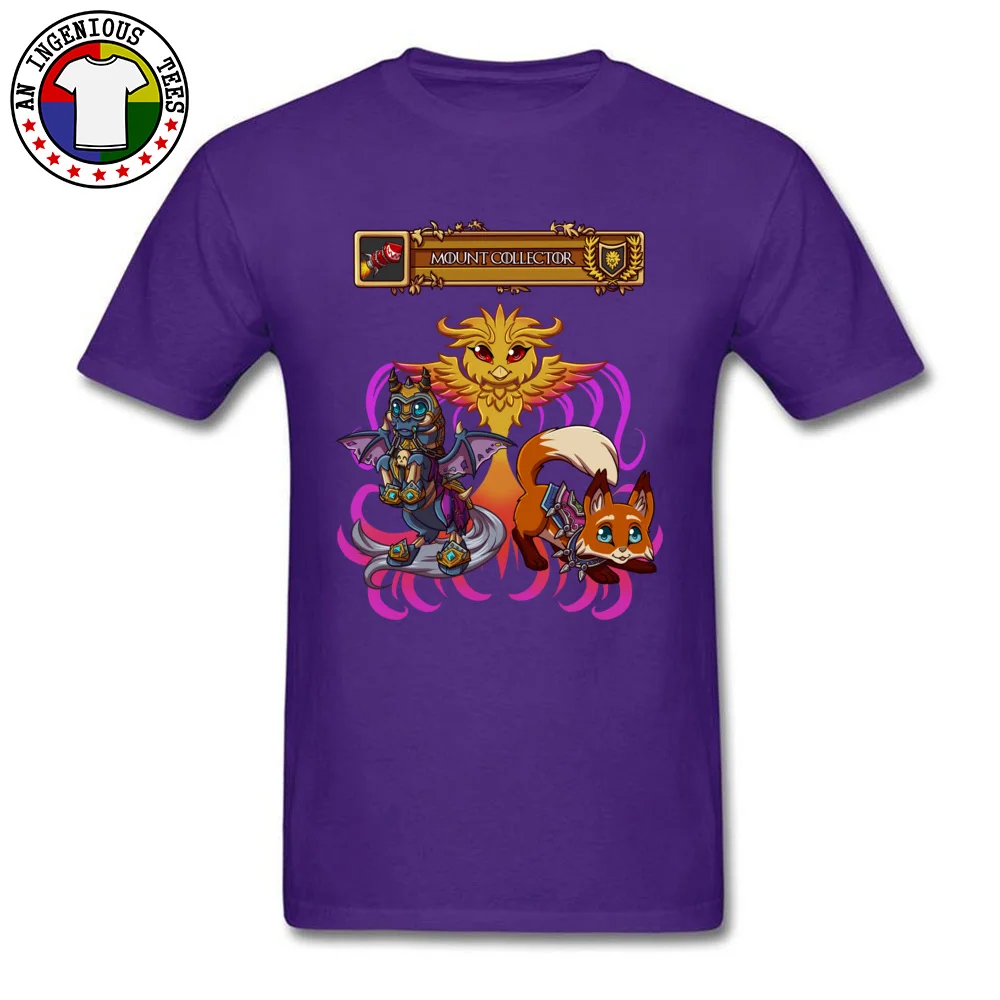 Mount Collector 100% Cotton T-shirts for Men Short Sleeve Group Tops Shirt Faddish Summer O Neck Tops T Shirt Leisure Mount Collector purple