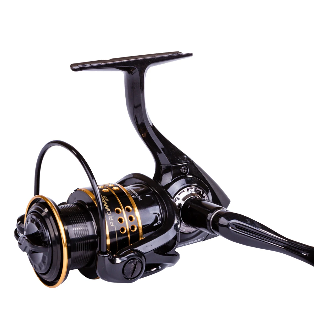 

PRO MAX 5 High Value 6+1 Ball Bearing 6.5lb Carbon Fiber Max Drag 5.2:1 Spinning Fishing Reel with Box