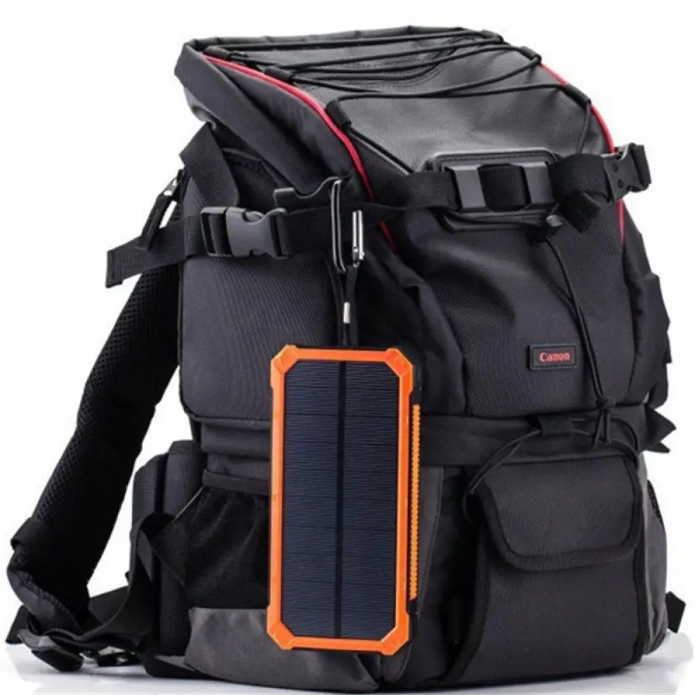 

LED Solar power bank 8000mah Portable Power Bank 8000mAh External Battery DUAL Ports powerbank Charger Mobile Charger