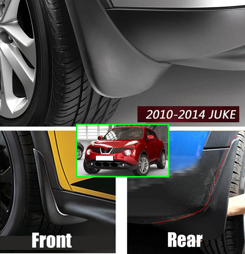 Спереди и сзади автомобиля Брызговики для Nissan Juke 2010- F15 брызговики брызговик крыло брызговиков 2011 2012 2013