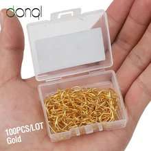 Doal 100 шт колючий набор рыболовных крючков Высокоуглеродистая сталь одиночный Карп Рыболовный крючок джиг Fly крючок для морской рыбалки снасти Аксессуары 3#-15