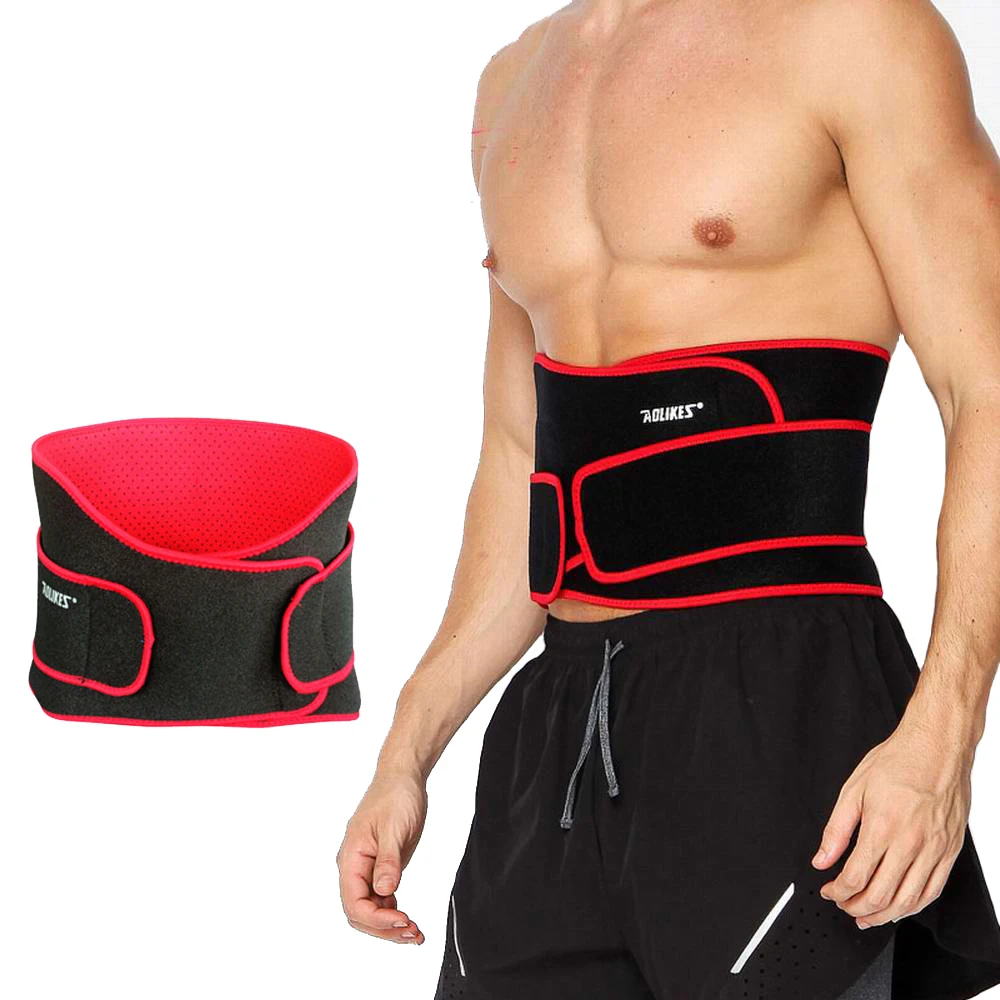 Waist Support Men And Women Neoprene Lumbar Brace Waist Trimmer Belt Weight Loss Sweat Belt Lower Back Support Belt Gym Fitness Waist Support Aliexpress