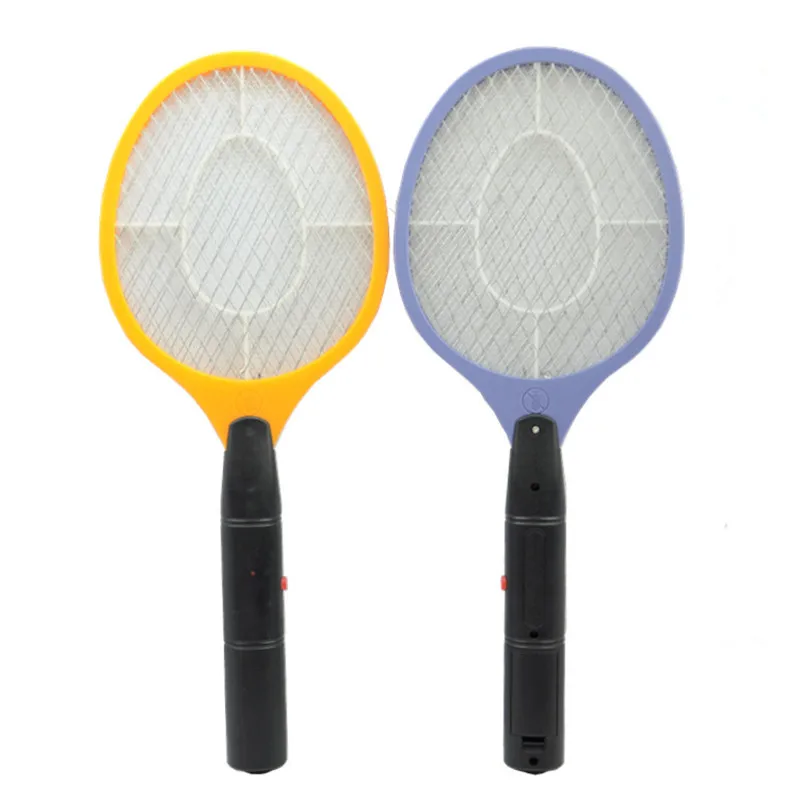 Household Battery Fly Swatter Mosquito Killer Three-Layer Safety Mesh Electronic Mosquito Killer Fast Effective Mosquito Killing