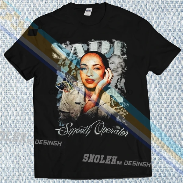 Вдохновленный Sade Smooth Operator Rap футболка новый хип хоп Рэп туристический