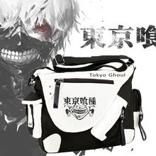 Tokyo Ghouls Ken Kaneki Fashion Unisex High Quality Cosplay Crossbody Bag Students Casual Schoolbag Messenger Bags