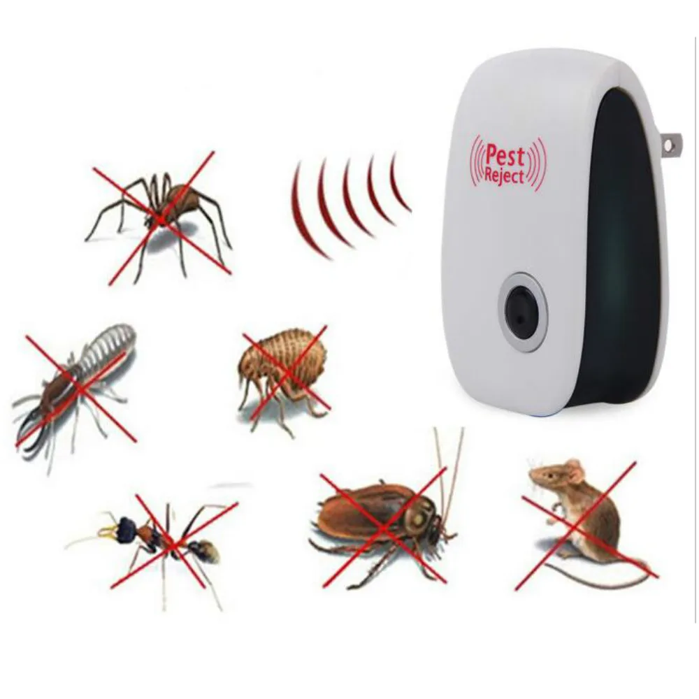 Ultra repelente de Pragas Assassino do Mosquito Venda Quente Multi purpose Rejeitar Eletrônico Rato Rato Repelente Anti Roedor Bug Rejeitar Ect 6 Assassino Do Mosquito Eletrônico Rato Rato Repelente Anti Roedor Bug Rejeitar Ect