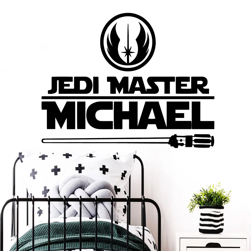 

Funny jedi master star wars Environmental Protection Vinyl Stickers For Kitchen Restaurant Wall Art Sticker Murals