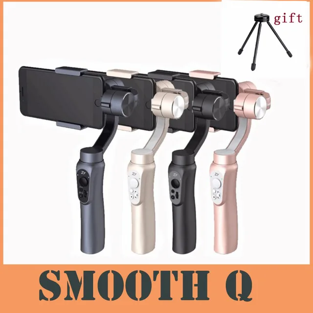 

ZHIYUN Smooth Q 3-Axis Handheld Gimbal Stabilizer Phone Stabilizer for iPhone 8 X Samsung Huawei Xiaomi with Tripod for gift