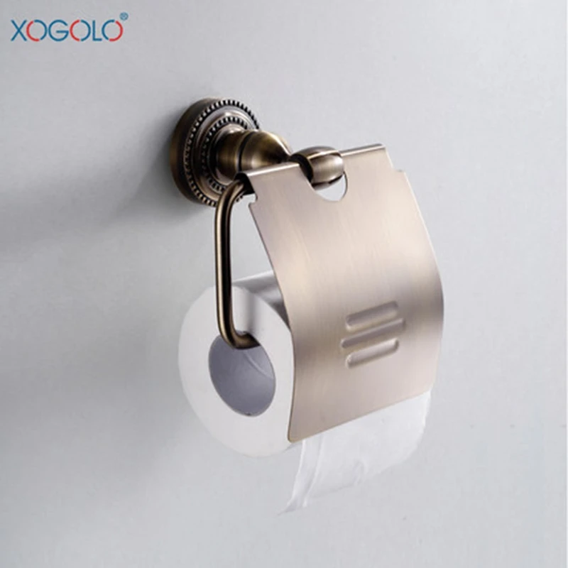 

Xogolo Wholesale And Retail Copper Antique Wall Mounted Bathroom Toilet Paper Holder Roll Holder Accessories
