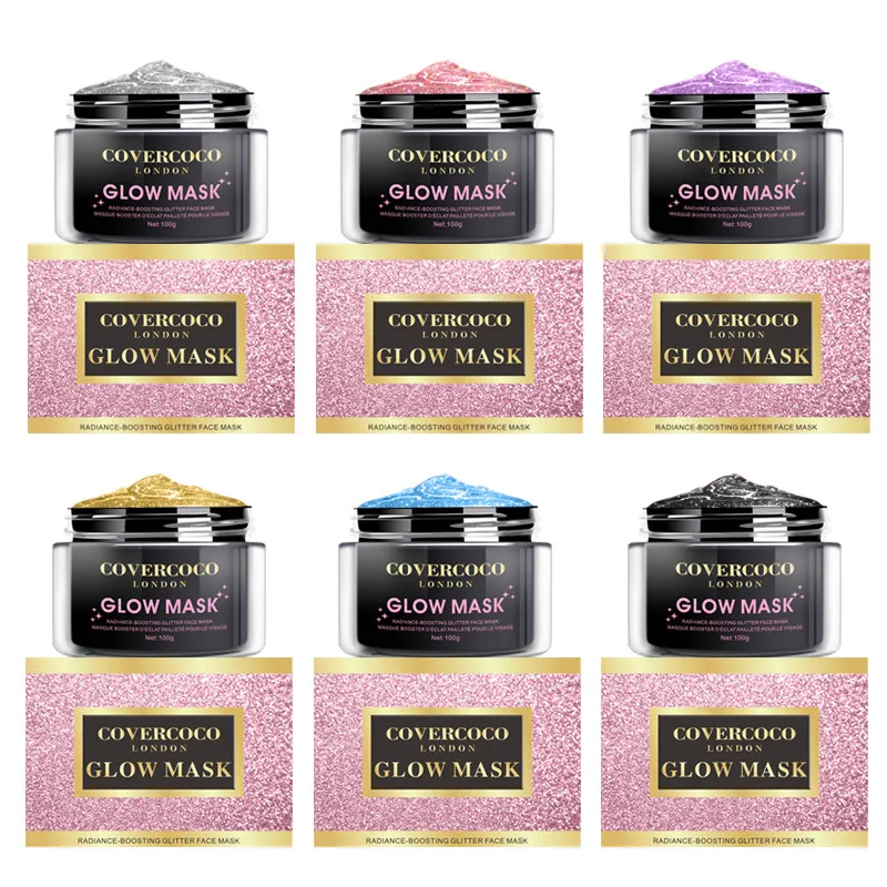 

Star Facial Mask Peeling 24K Gold Black Pink Purple Blue White starry sky mask Shiny masks tears away blackhead moisturizes skin