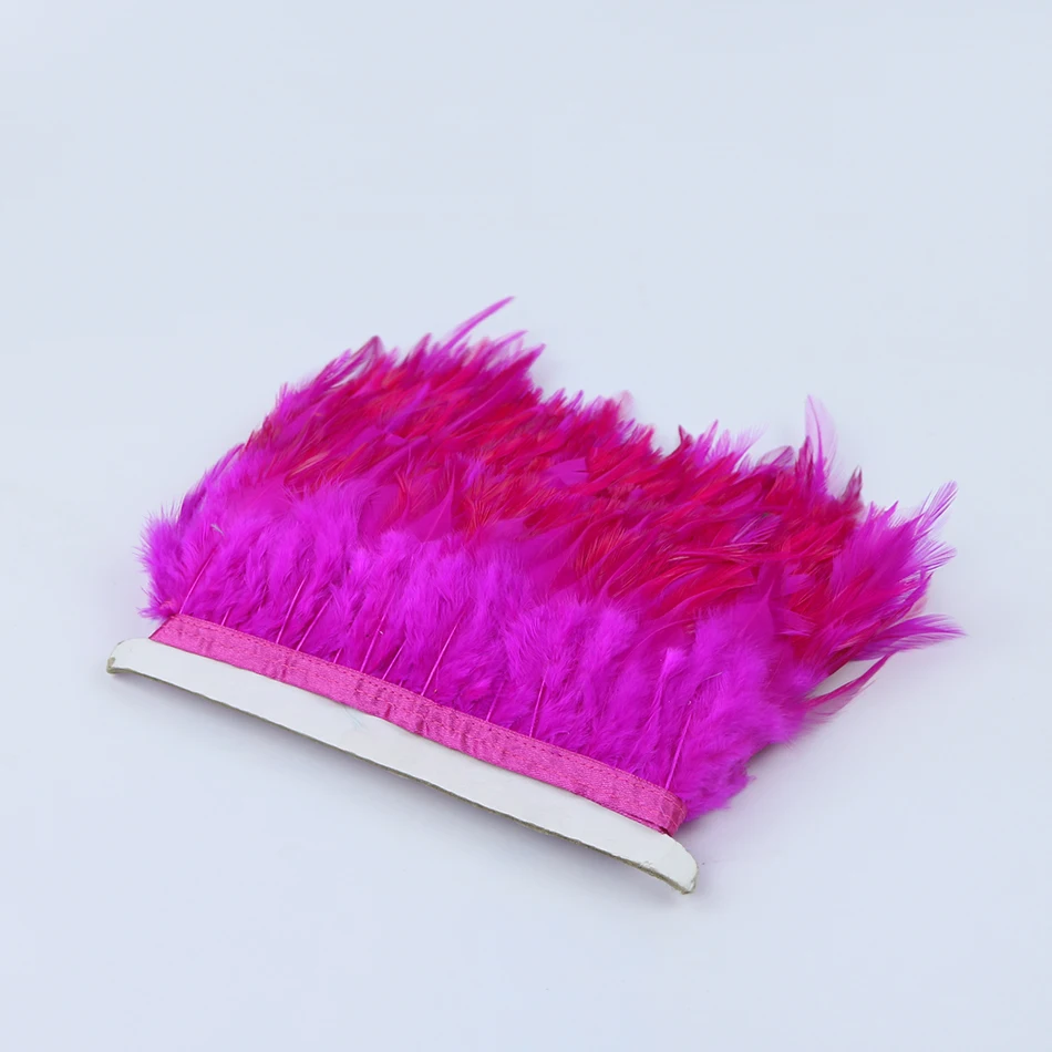 4 rose rooster saddle feather trims 2