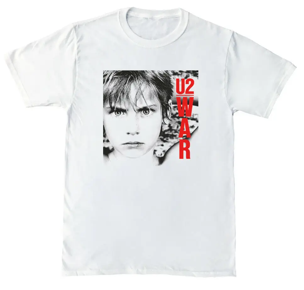 

U2 WAR Punk Rock Retro Mens White T Shirt NEW S M L XL 2XL 3XL 4XL 5XL