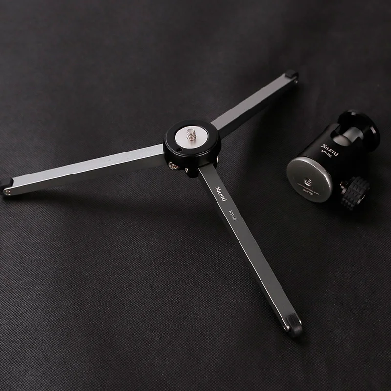 Cena Ulanzi XILETU MT26 + XT15 Mini metalowy statyw z odpinaną głowicą kulową obrót o 360 stopni, statyw ze stopu aluminium do GoPro DSLR