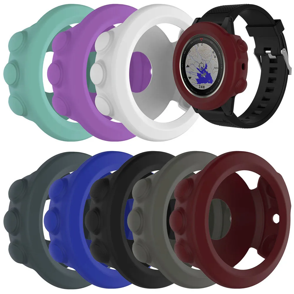  Ersatz Silicon Schlank Uhr Fall Abdeckung Für Garmin Fenix 5X GPS Uhr SmartWatch Watachband Sportin