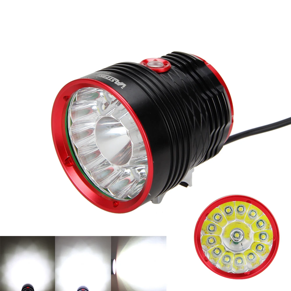  High Quality 3-Modes 30000lm 14x XML T6 LED Head Front Bicycle Bike Light Torch Headlight Only Lamp - 32684256709