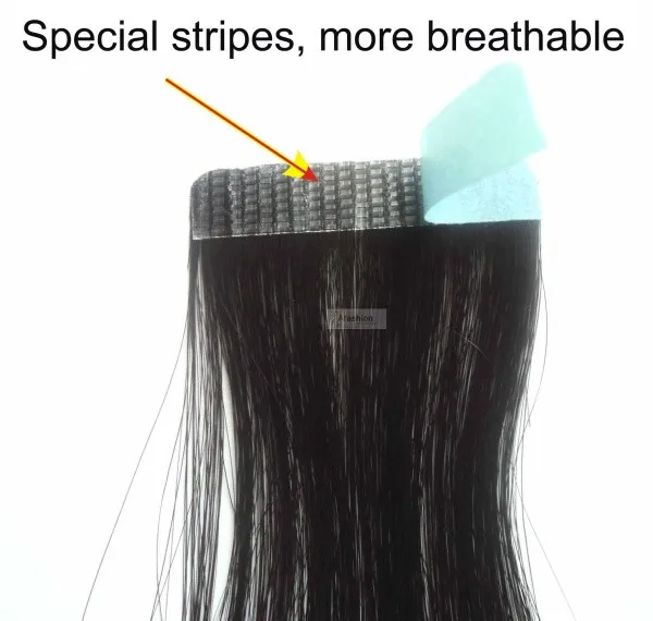 1 Sheet 12Pcs 4Cm*0.8Cm Water Proof Double Sided Tape Brazilian Indian Pu Hair Extension Keratin Wig Peruca Styling Tools 3 Tape (1)