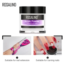ROSALIND Acrylic Powder Poly Gel Of Nails Extension Builder Crystal Dipping Powder Nail Art Carving Decoration For Manicure