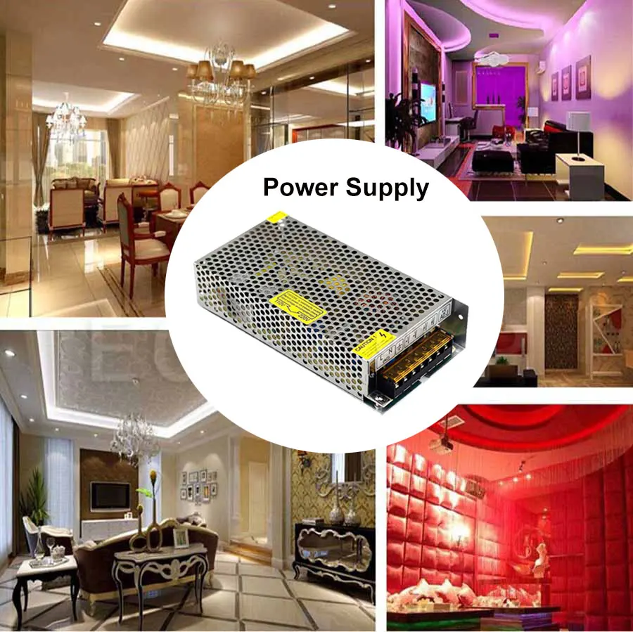 

Power Supply DC 12V 1A 2A 3.2A 5A 10A 12.5A 15A 20A 30A Lighting Transformer For LED Strip Light Switching Power Adapter Driver