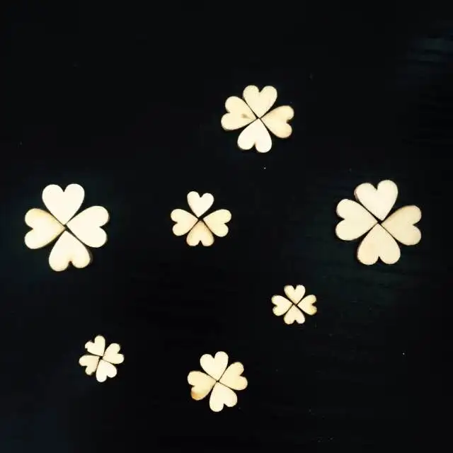 100pcs mini Heart Shape Wood Slices For Wedding Crafts Embellishment Home Wall Decorations DIY Accessories|slice|slice wood |