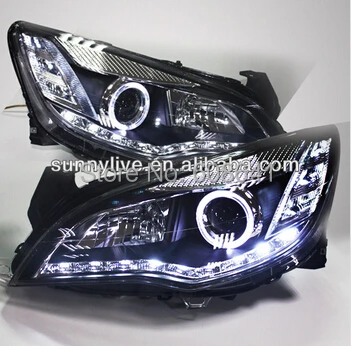 

for Opel Astra LED Angel Eye Head Lamp 2010 - 2011 LD V1